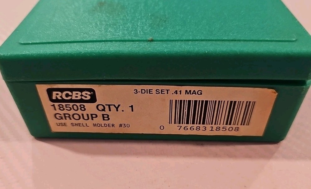 RCBS 3-Die .41 MAG 18508 group B RELOADING