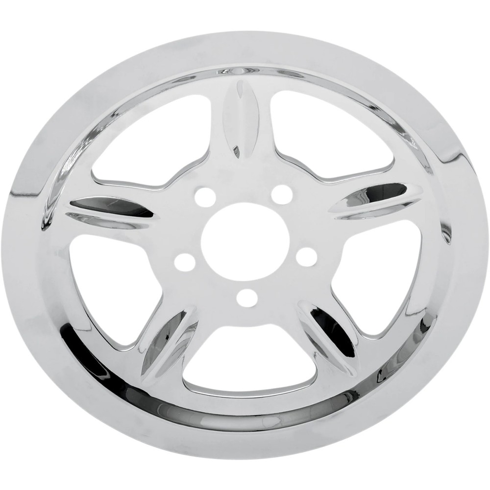 DRAG SPECIALTIES 1201-0520 Chrome Outer Rear Pulley Insert Rear Pulley Insert