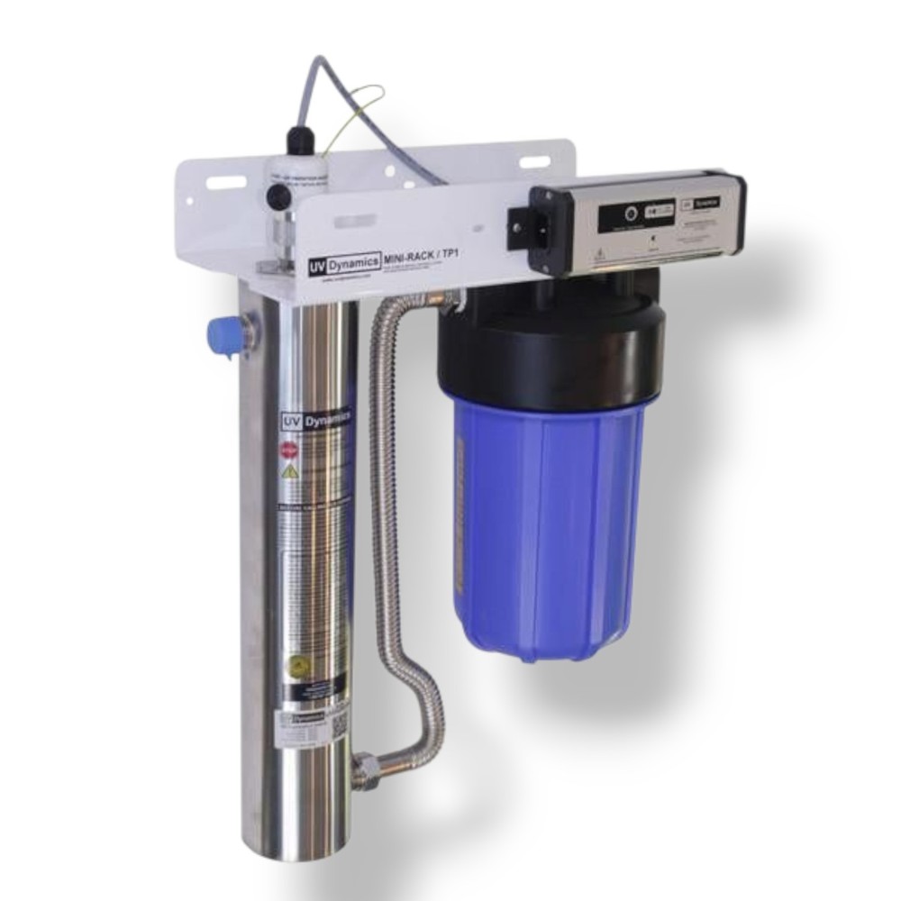 UV Dynamics MR320E-TP1/100 Mini Rack UV Water Purification System – 10 GPM,