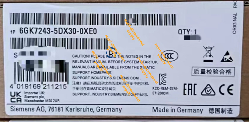 New 6GK7243-5DX30-0XE0 module