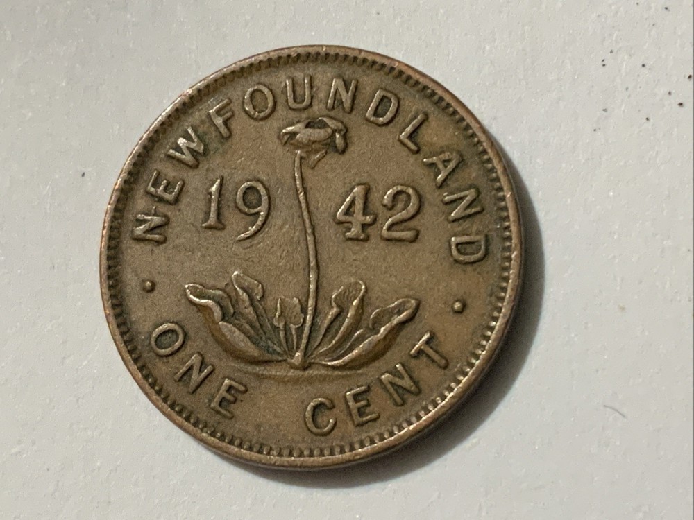 1940 Newfoundland Small Cent 5 Coins