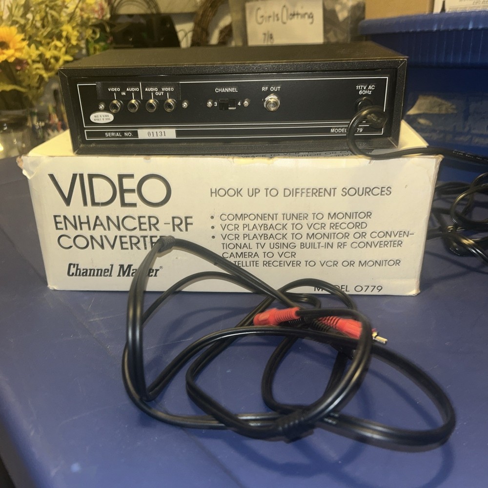 Channel Master - Video Enhancer - RF Converter! Model # 0779!!