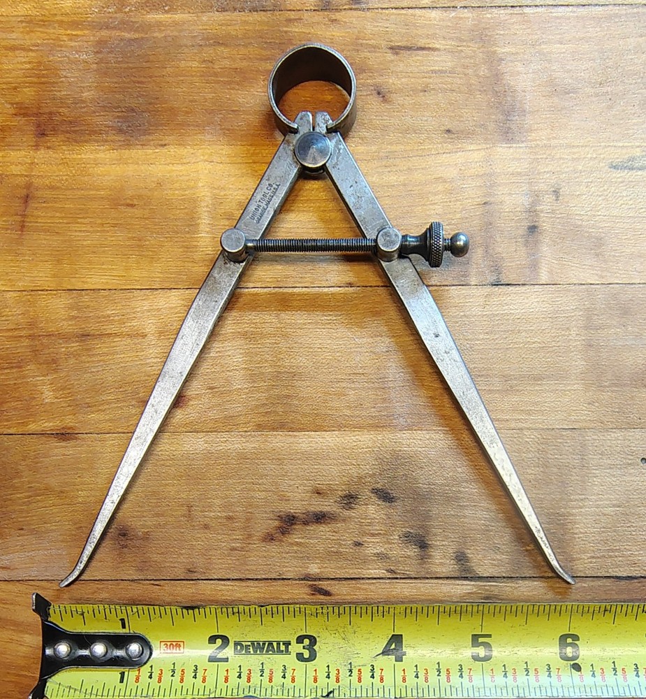 🗽 VINTAGE UNION TOOL 6" ID CALIPER