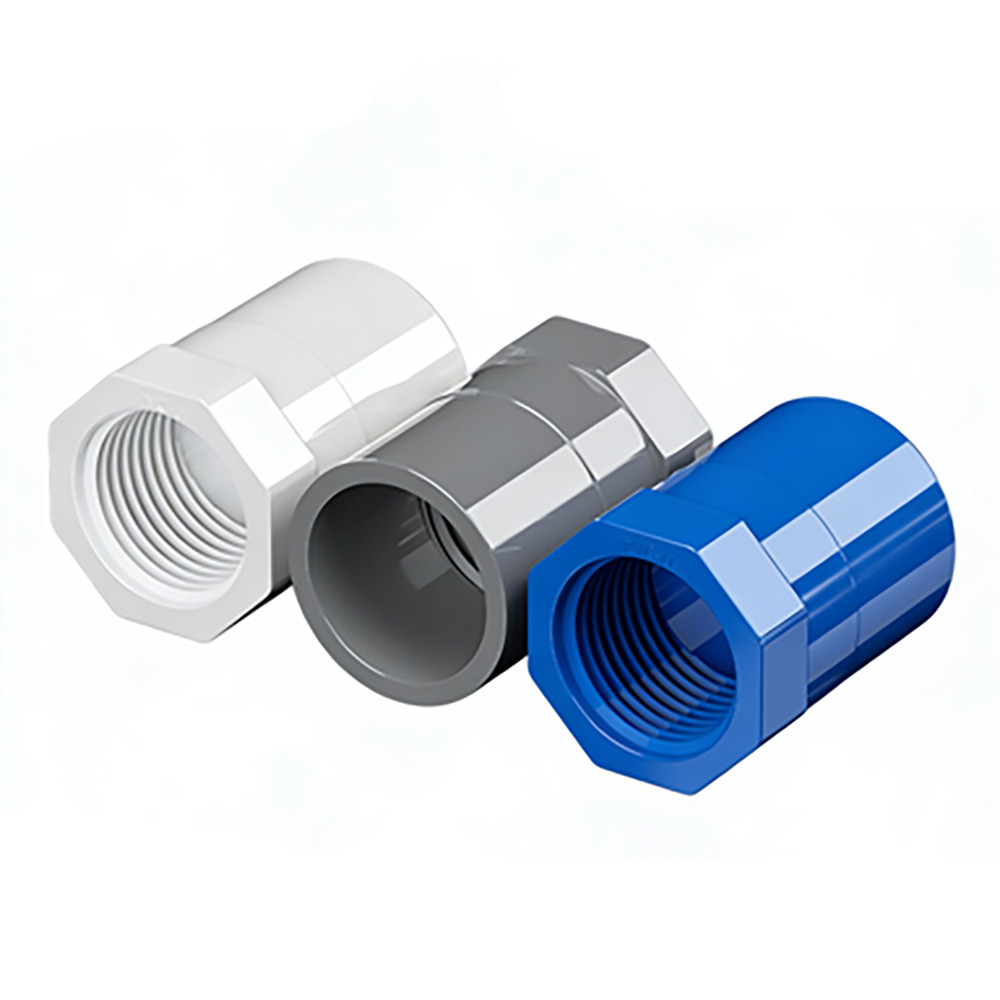 Dia 20-110mm PVC 1/2"-4" Female Straight Coupling Water pipe connection Socket