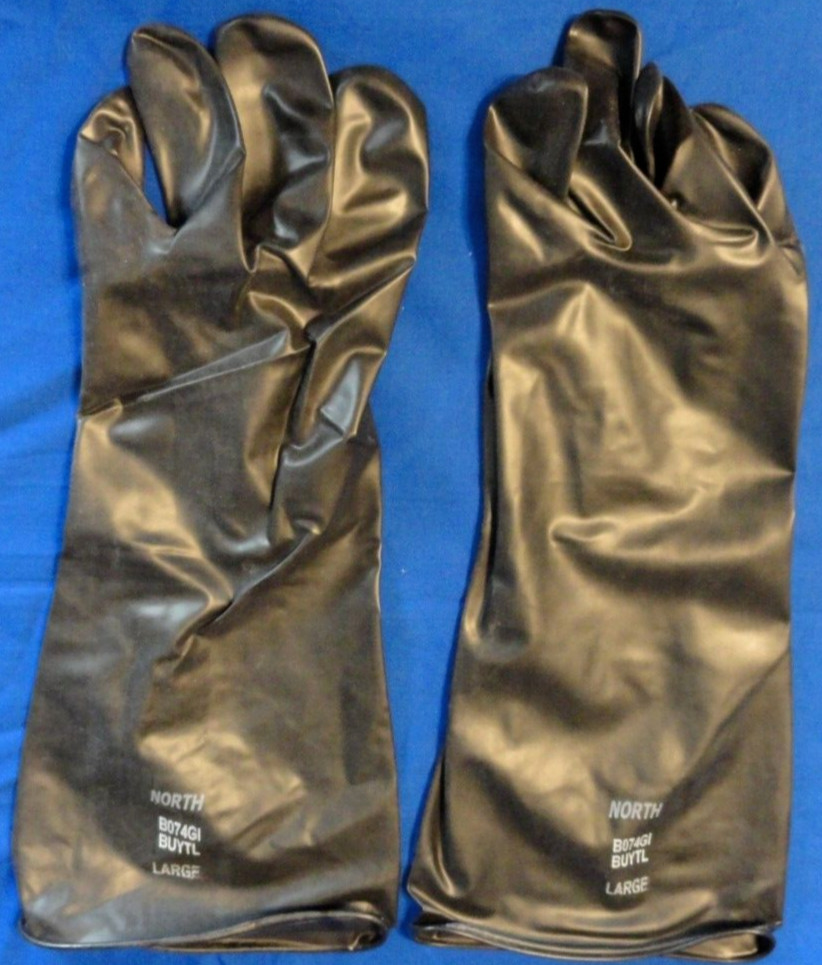 NEW RUBBER SAFETY GLOVES