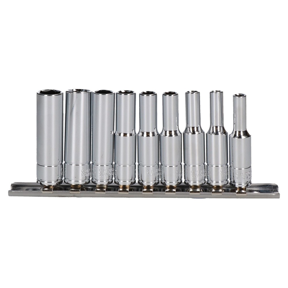 1/4" Drive Deep BA Socket Set Sockets 0BA - 8BA 9pc Classic Car Model Making