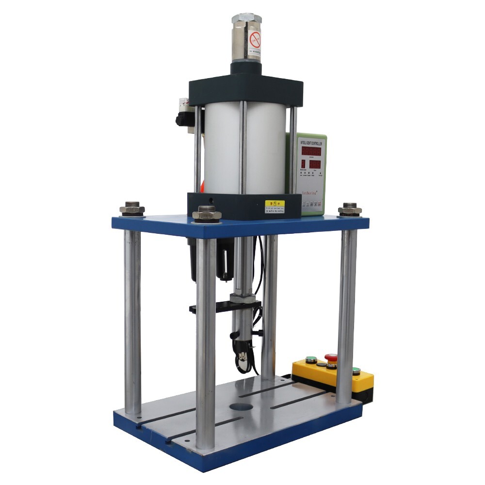 Pneumatic Punch Press Machine with Controller 110V 2866lbs Hand Switch 3.9-1.9in