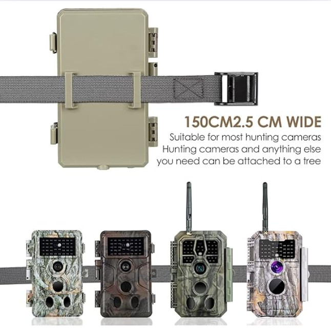 5Pcs Trail Camera Straps Game Camera Tree Mounting Straps Portable UV Resistant
