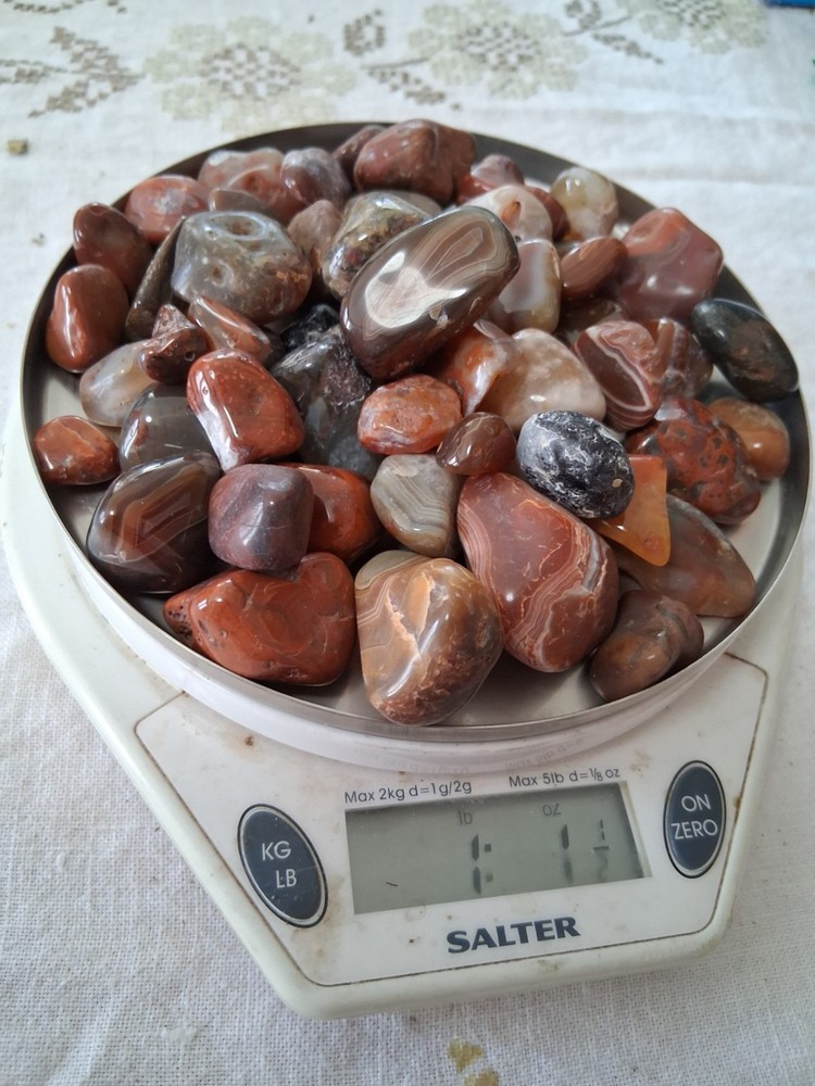 polished lake superior agate lb