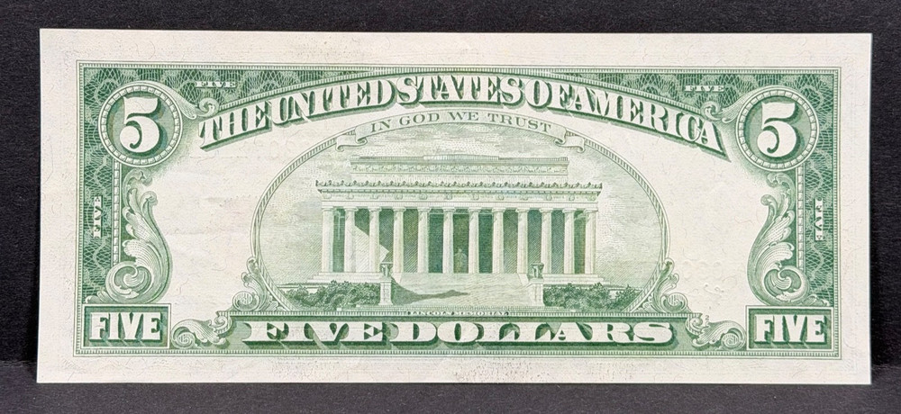 USA - $5 Dollars - 1963 Red Seal Star Note * FR#1536*