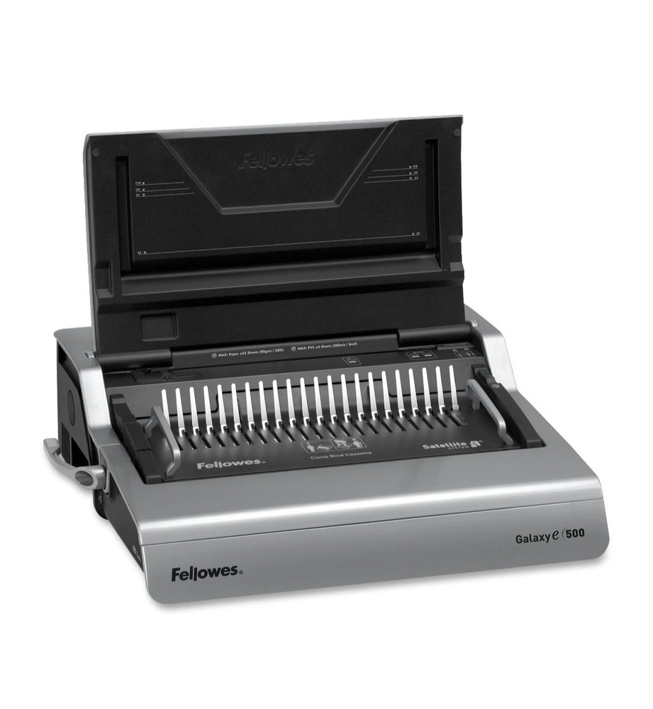 Fellowes Galaxy e 500 Premium Office Comb Binder/Electric/w/Starter Pack