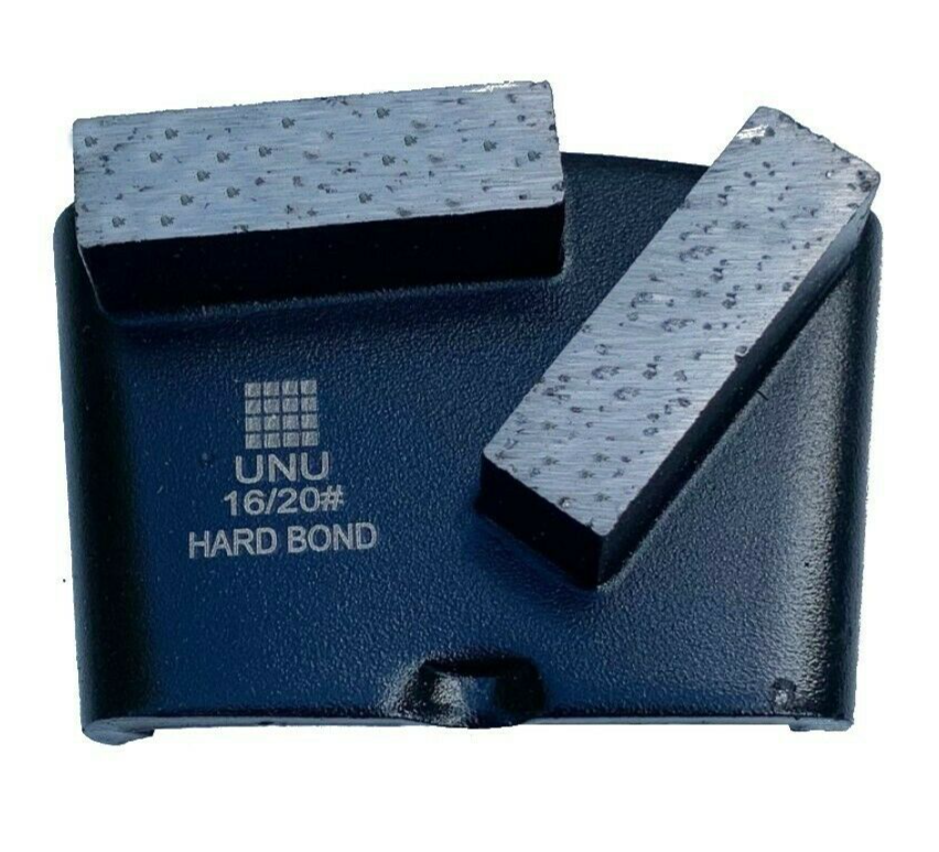 16/20 grit Hard bond segmented diamond disc for soft concrete prep HTC EZ-change