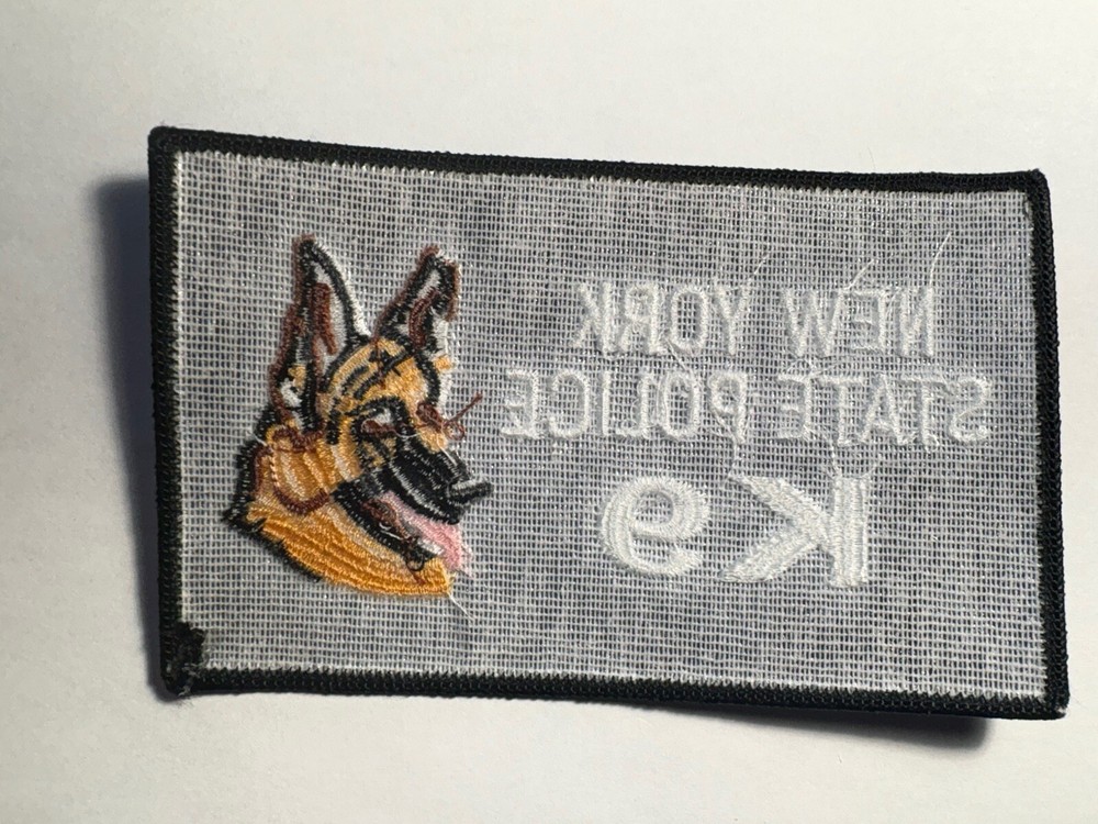 New York State Police K9 Unit Patch