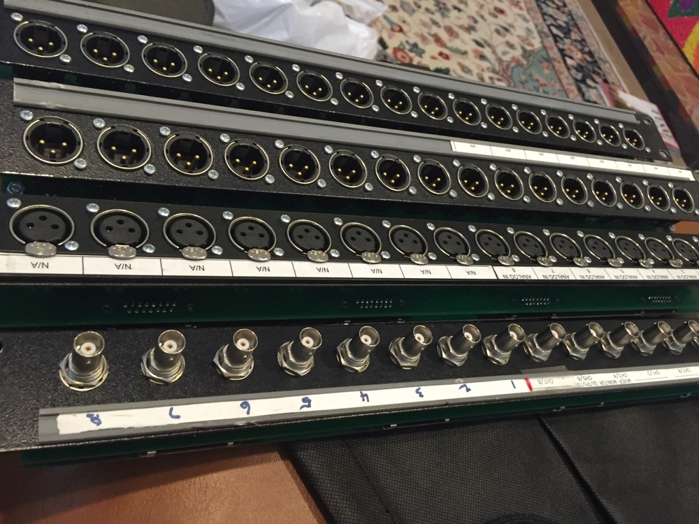 GRAHAM-PATTEN SYSTEMS XLR Patch PANEL male--top 2 units