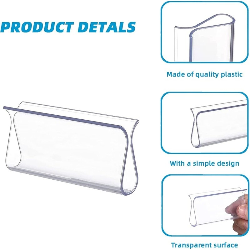 Roller Shade Grips 6 Pack Durable Plastic Window Blind Accessories Easy Install