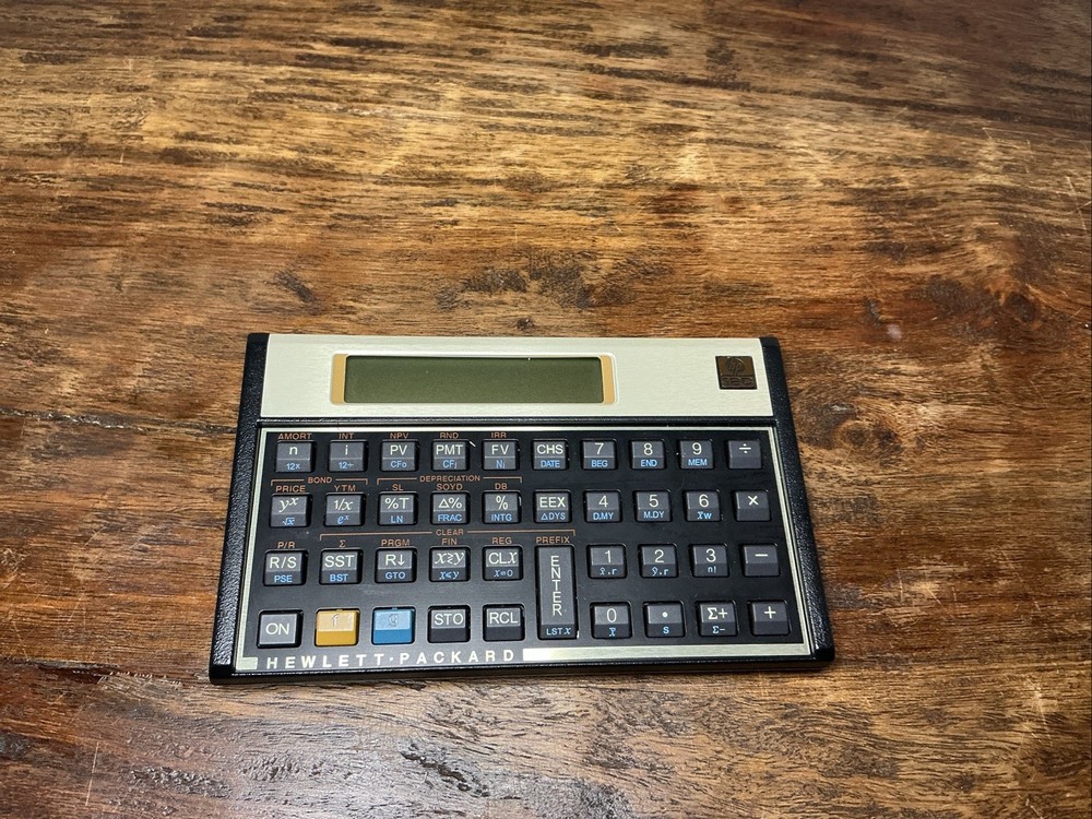 vintage hp 12c calculator