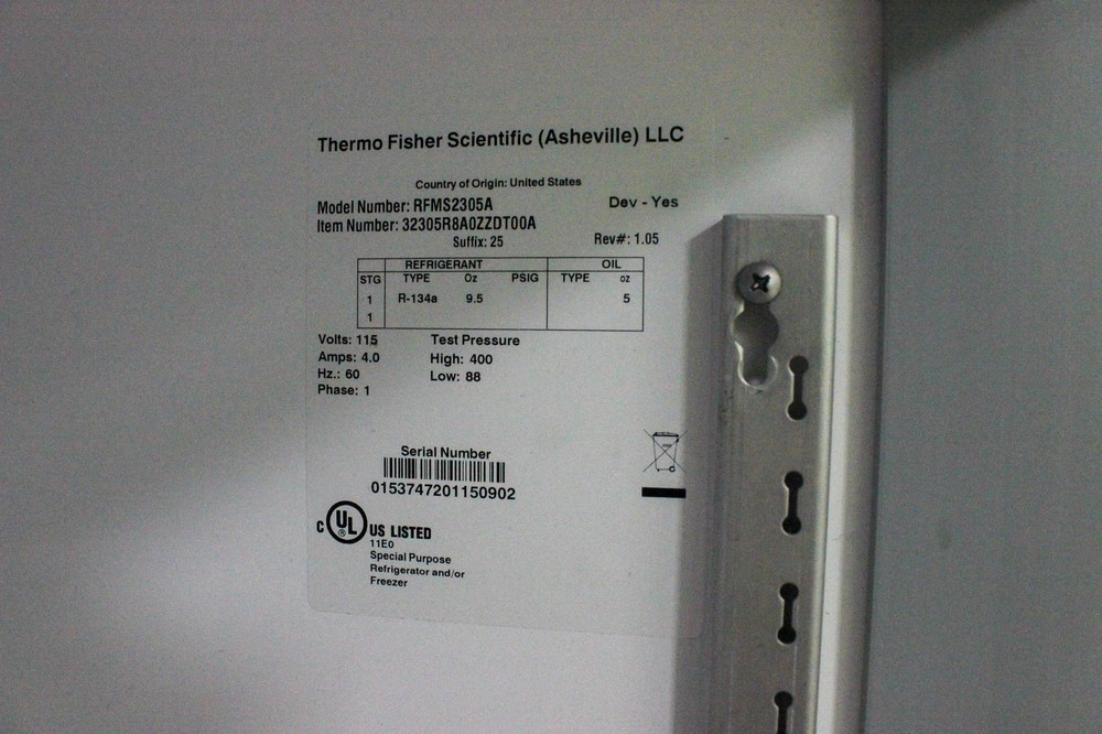Thermo Scientific RFMS2305A High-Performance Lab Refrigerator 651L (3375332)