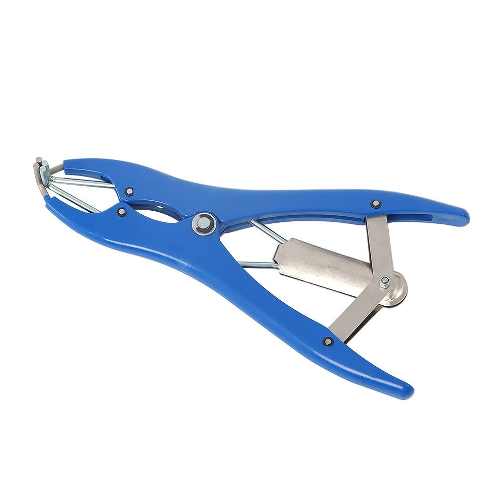 Elastrator Castration Plier W/ 100 Rubber Rings Applicator Castrator Ring Green