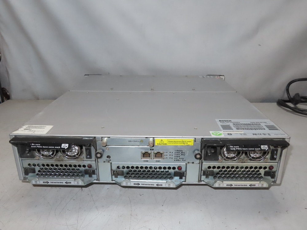 BOSCH DVA-12T-04050RA ISCI Raid 5 Disk Array 12 Bay
