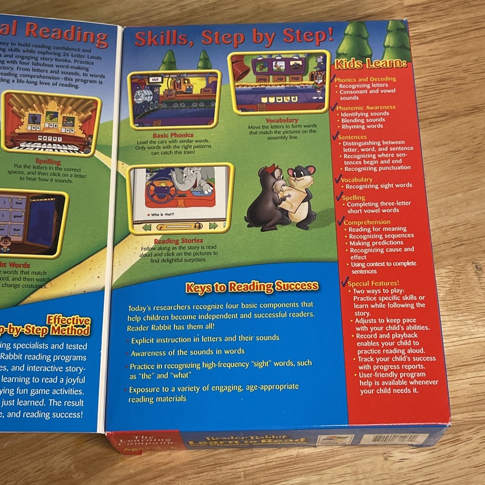 Reader Rabbit Learn To Read With Phonics Preschool & Kindergarten Age 3-6
