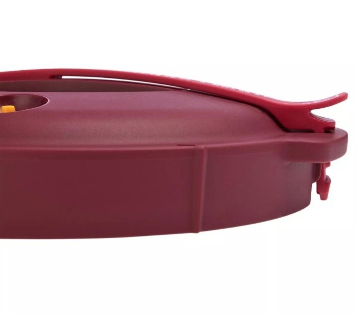 Tupperware Microwave 2-Quart Round Pressure Cooker-NEW