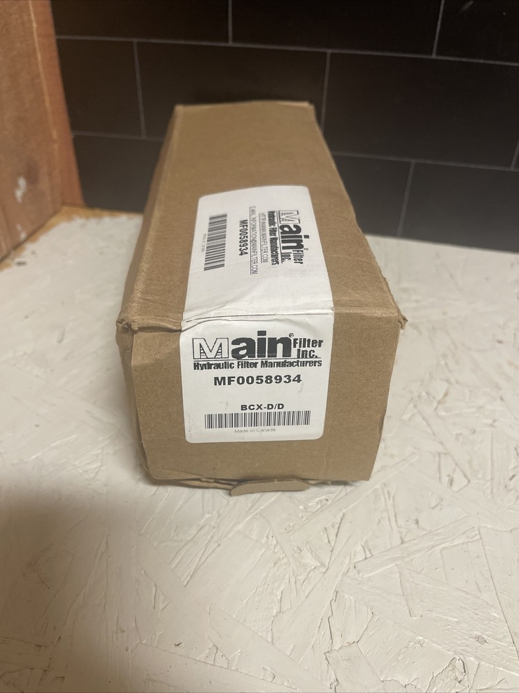 Main Filter Inc. MF0058934 Hydraulic Filter Bcx-d/d