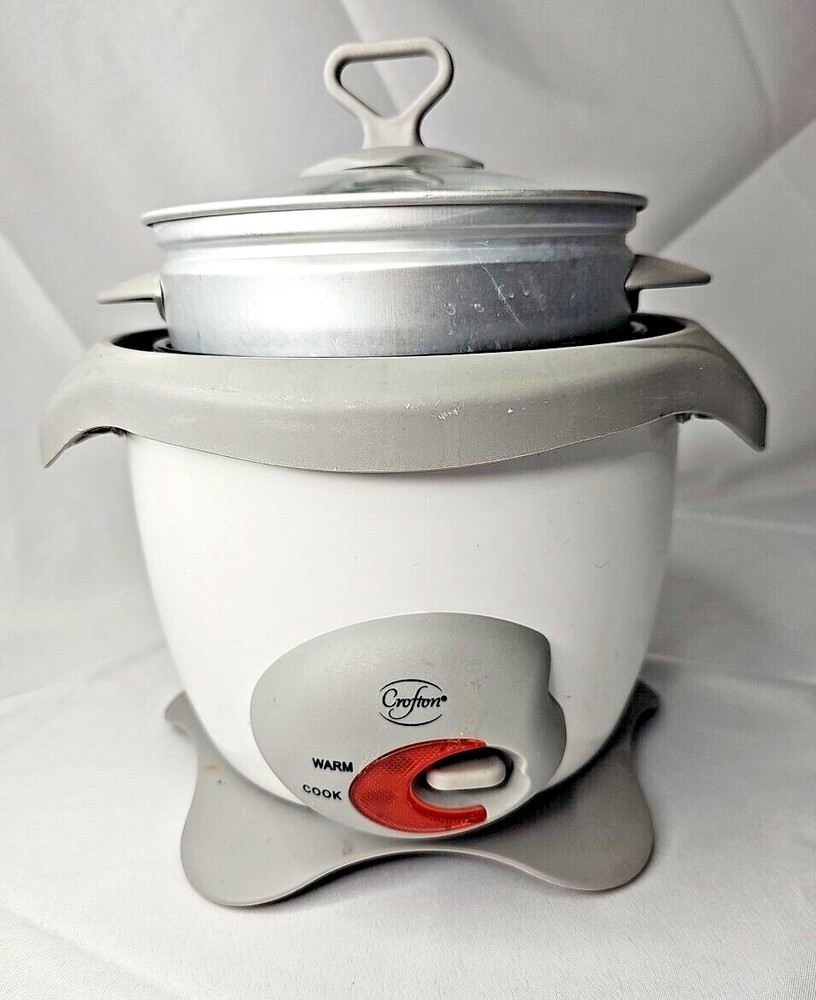 5 Cup Rice Maker & Steamer, Auto Shift to warm when done, Rice Cooker Crofton