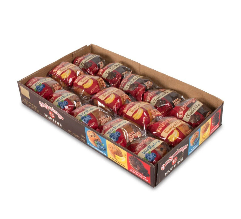 Otis Spunkmeyer Assorted Muffins 15 CT 60 OZ