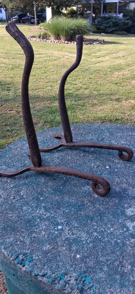 Andirons, Fire Dogs, Folk Art