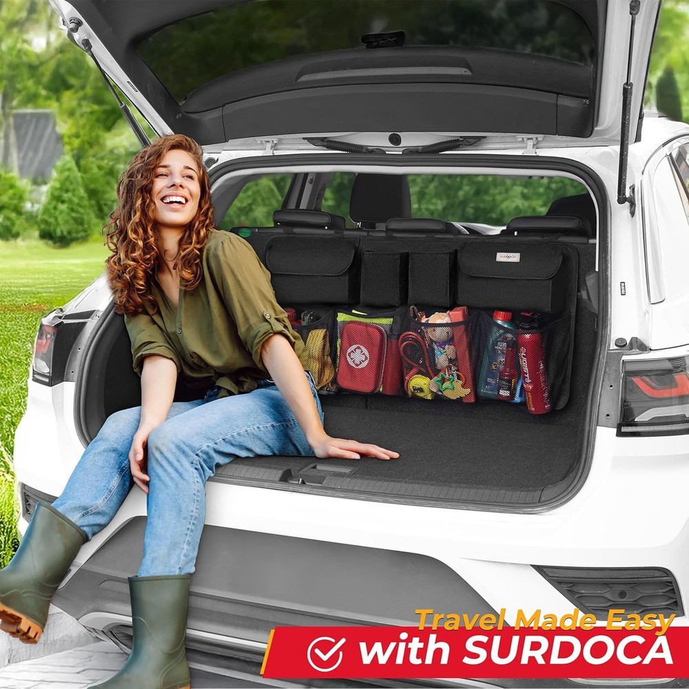 Adjustable Multifunctional Trunk Organizer - Durable, Waterproof & Light