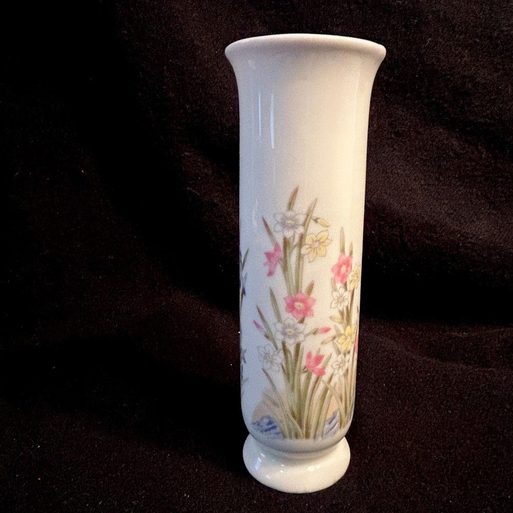Small Ceramic "Iris" Bud Vase