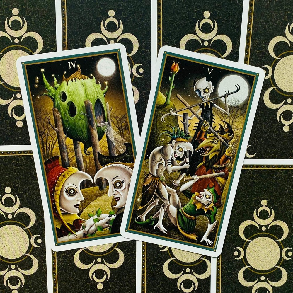 Deviant Moon Tarot Deck Cards Esoteric Patrick Valenza US GAMES SYSTEMS NEW