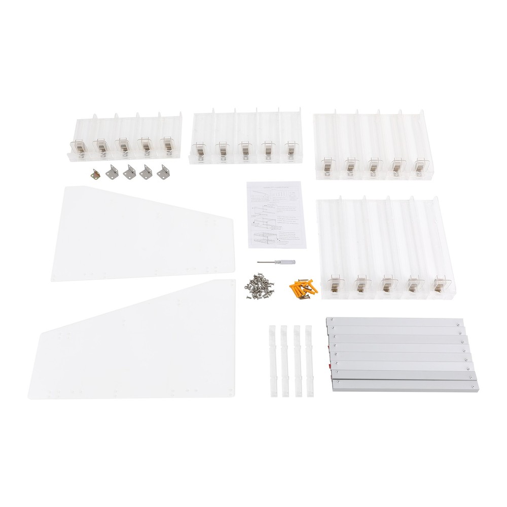 Cigarette Display Rack, Multi-Tier Cigarette Clear Acrylic Retail Display Case