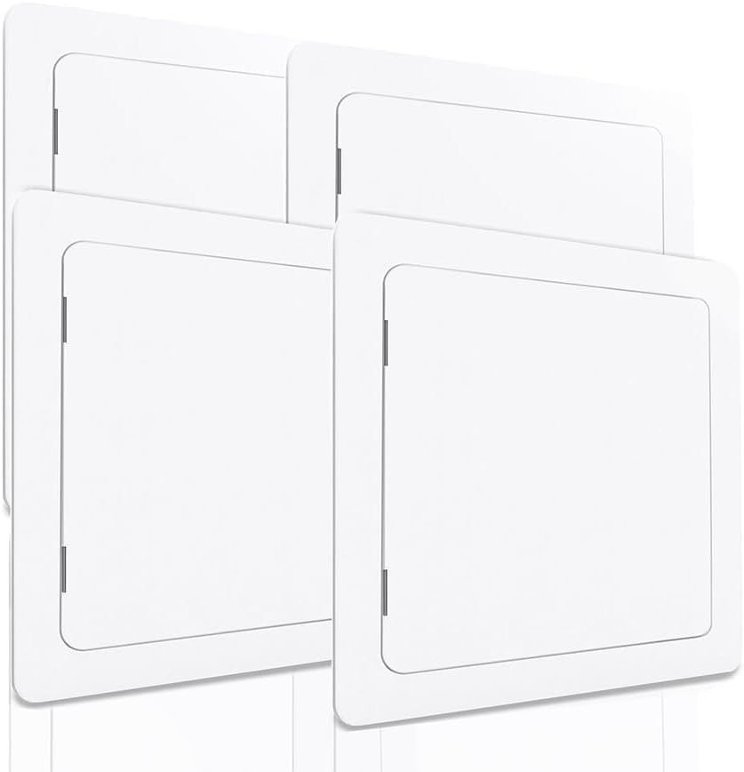 14x14 Inch Access Panel for Drywall & Ceiling - 4 Pack, Easy Install, White