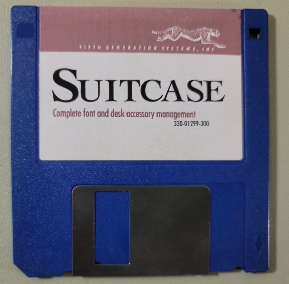 Fifth Generation Systems - Suitcase for Macintosh - Disk Media - 1991