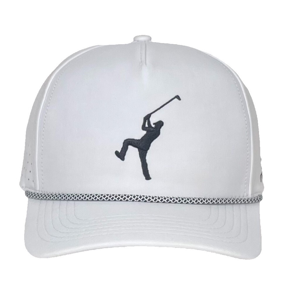 "Muni Man" - Funny Golf Hat - White - Adjustable