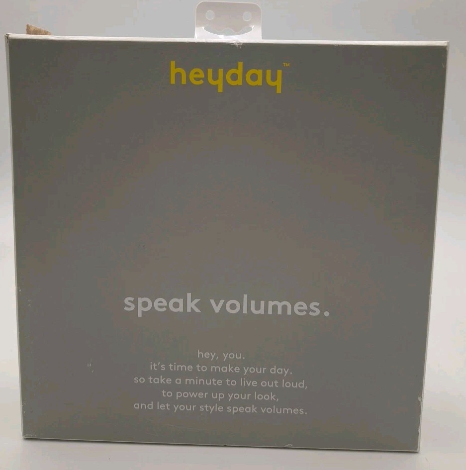 Heyday Round Bluetooth Wireless Speaker - Rechargeable 33 Ft. Range New!