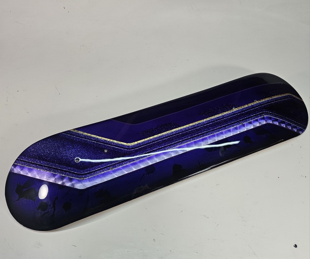 Custom Candy Painted Skateboard Deck Wall Art