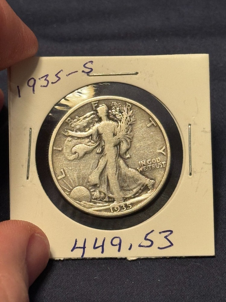 1935 S Walking Liberty Half Dollar