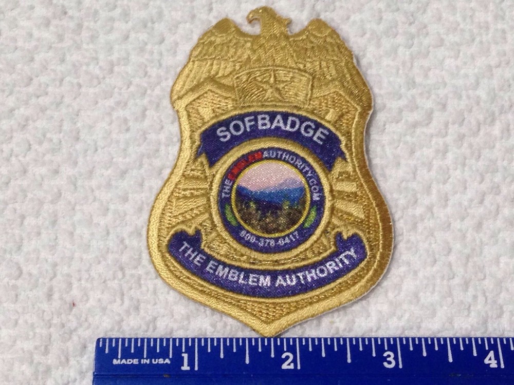 THE EMBLEM AUTHORITY SOFBADGE PATCH