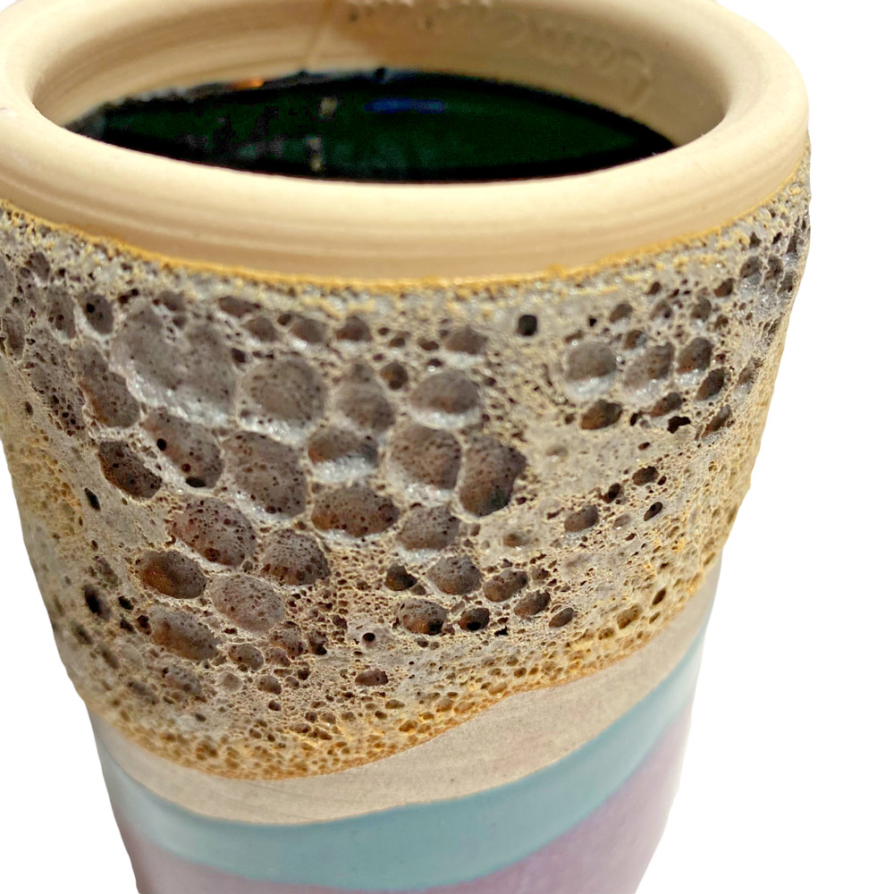 Decorative Handmade Textured Pottery Tea Light Holders Mini Vases