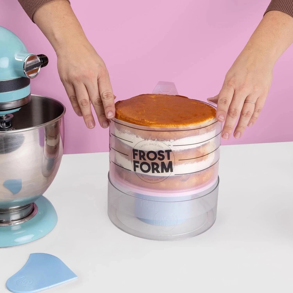 Frost Form Stencil Liners – 4 Patterns (2 Sets) – Cake Decorating Templates