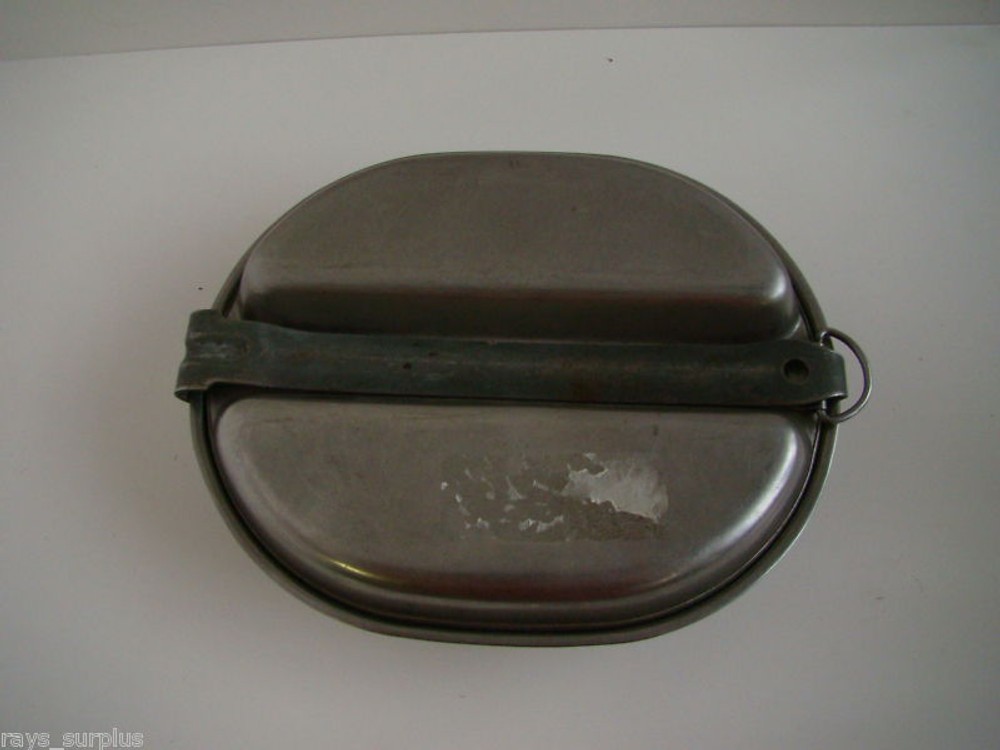 Cooking Set Mess Kit With Some Dents.