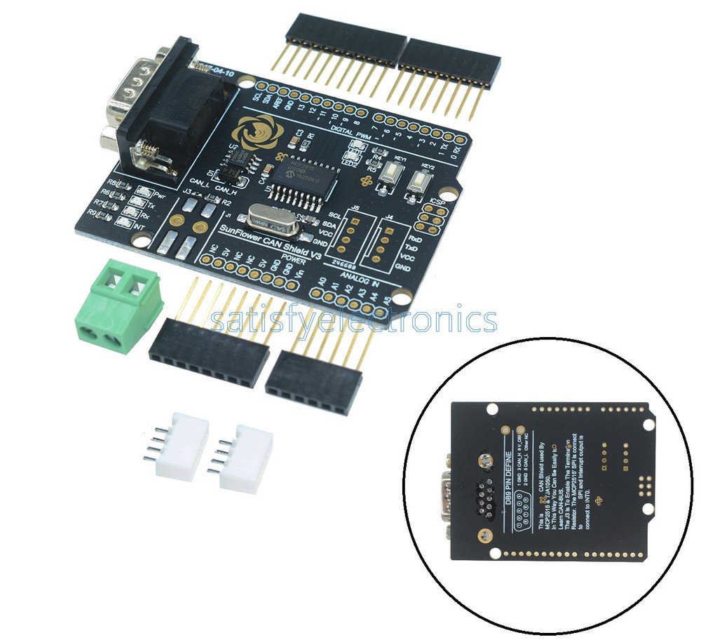 MCP2515 Can Bus Controller Shield Board Module For Arduino NEW