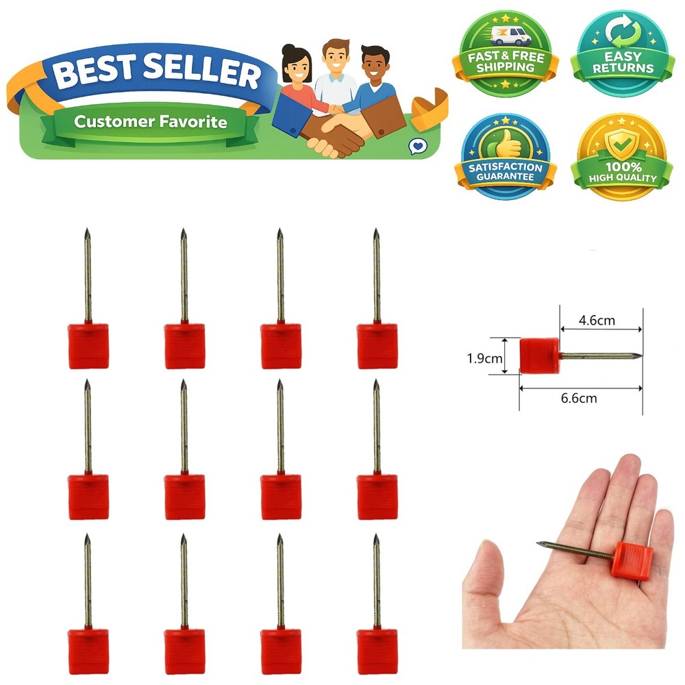 Sturdy Archery Target Pins - 6.6cm Durable Clips for Reliable Performance