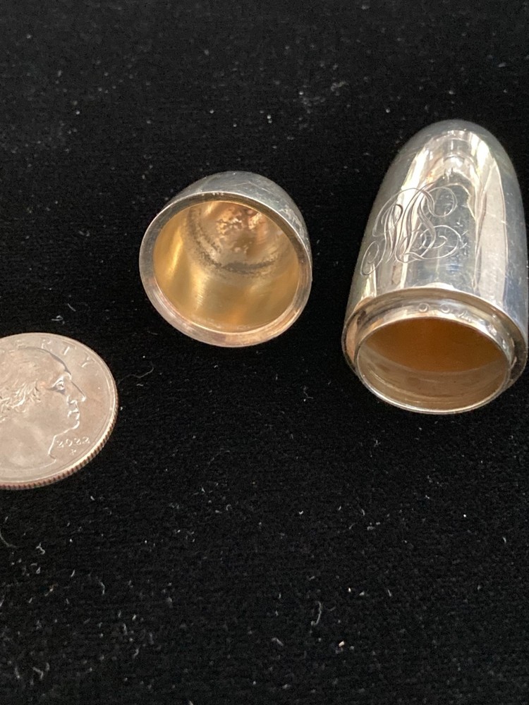 Antique Sterling Silver Vesta Case