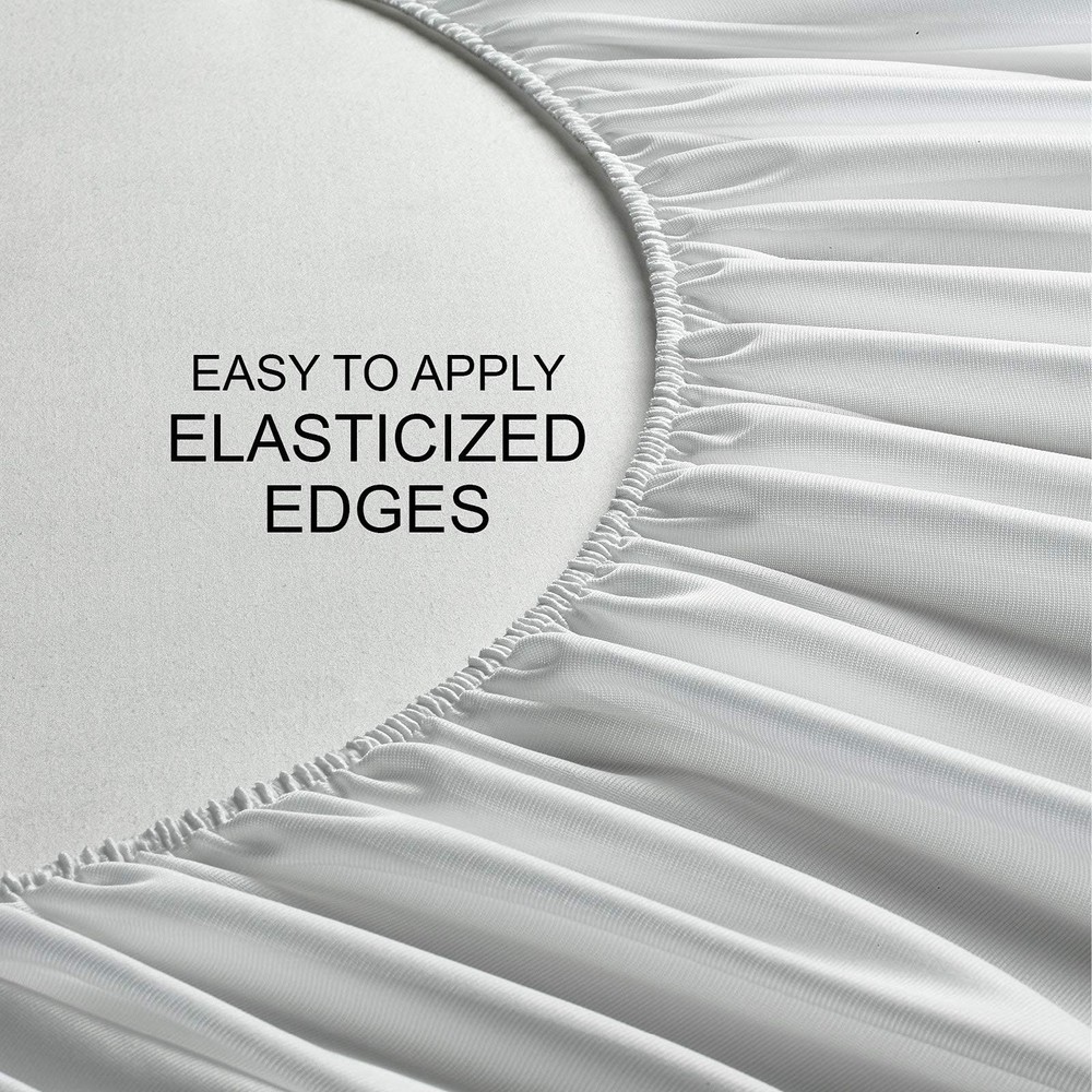King Mattress Protector by , Waterproof - Viscose Derived from , Breathable, ...