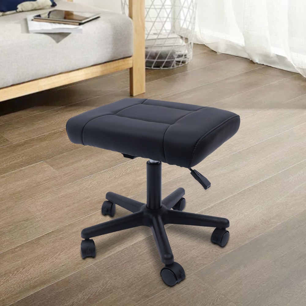 Adjustable Rolling Footrest with Wheels for Comfort and Posture Support