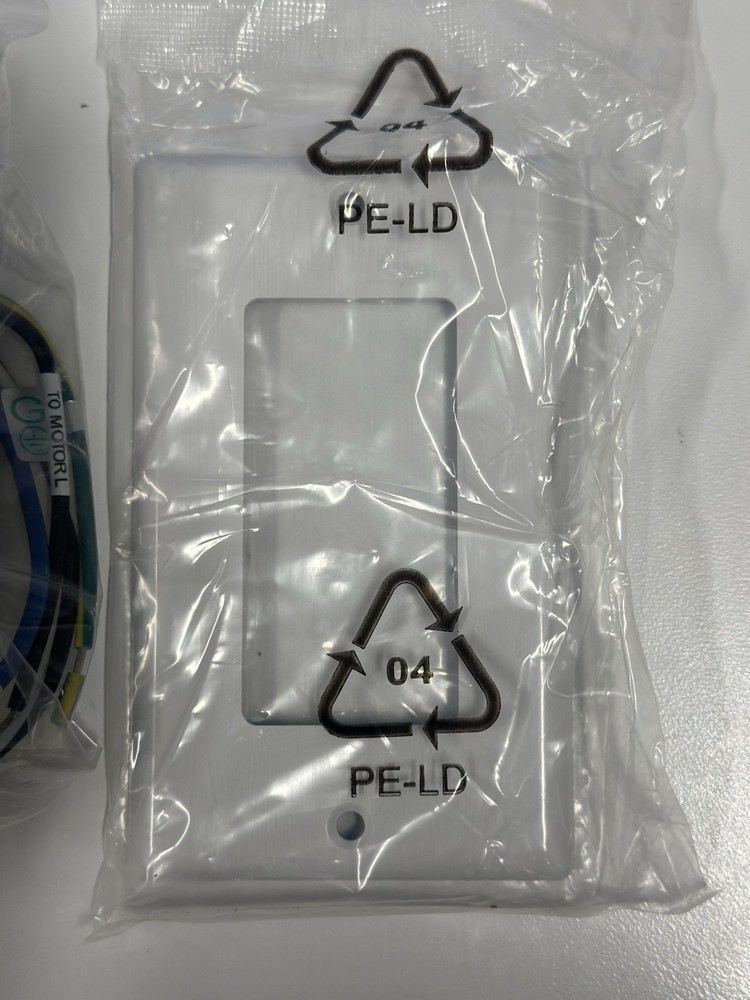 2 PACK - Wall Fan Speed Control & Light Switch Combo 3-Speed White – NEW