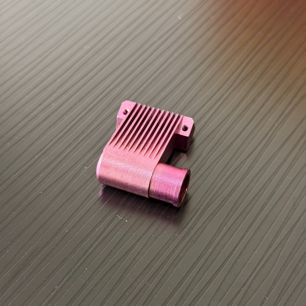 HPI RS4 3 MT PURPLE ANODIZED EXHAUST HEADER